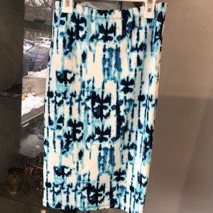 TYE- DYE WOMEN’S MIDI PENCIL SKIRT